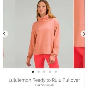 NEW Lululemon Athletica Ready To Rulu Pullover Sweatshirt Size 2